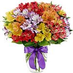 Букеты из альстромерий