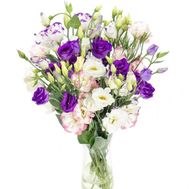 25 лизиантусов в букете