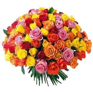 Огромный букет из 51-ой розы