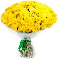 Букет цветов из 45 хризантем