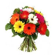 Букет цветов из 15 гербер