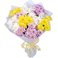 Bouquet of flowers from 9 chrysanthemums