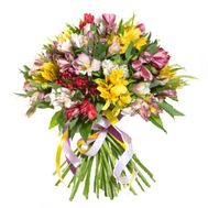Букет цветов из 25 альстромерий