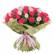 31 разноцветная роза