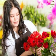 Букет цветов собраный на усмотрение флориста