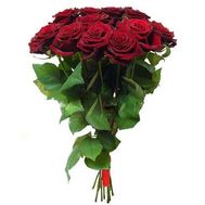 A bouquet of 11 red roses