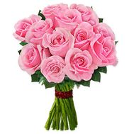 11 pink roses