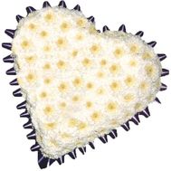 Композиция из 15 белых хризантем