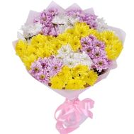 Bouquet of flowers from 13 chrysanthemums