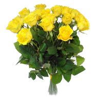 17 yellow roses