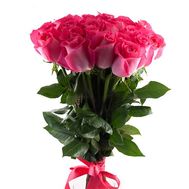 Bouquet of 23 pink import roses