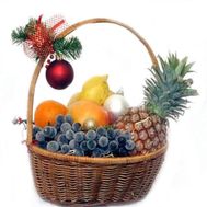 Christmas fruit basket