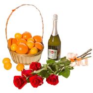 Roses, Tangerines, Champagne