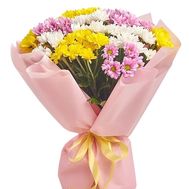 Bouquet of flowers with 11 chamomile chrysanthemums