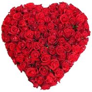 Heart of 101 roses