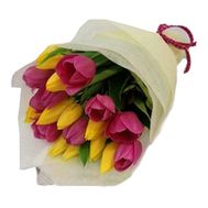 Букет из 19 тюльпанов