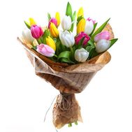Букет из 21 тюльпана