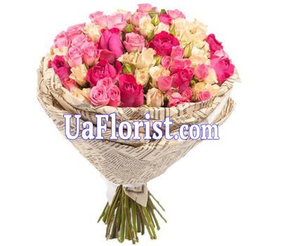 Красивый букет из роз