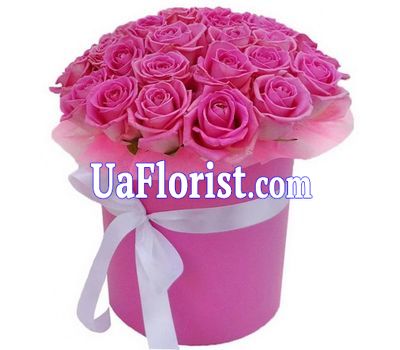 Чудова коробка з рожевих троянд Чудова коробка з рожевих троянд