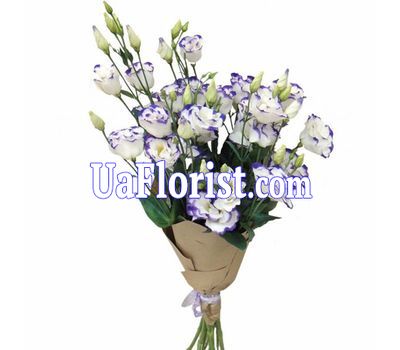 Bouquet of white and purple eustoma Bouquet of white and purple eustoma