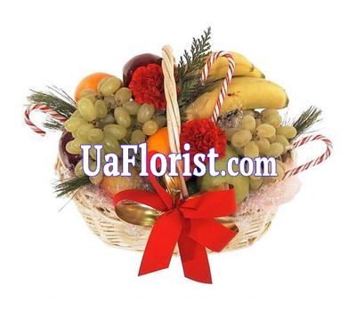 Christmas fruit basket