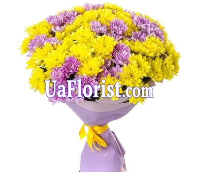Bouquet of 19 chrysanthemums