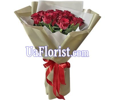 Bouquet of 21 red roses