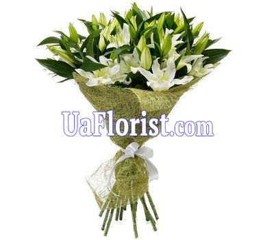 Bouquet of 15 lilies of flowers Bouquet of 15 lilies of flowers