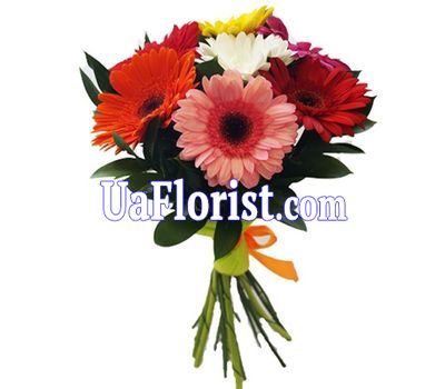Букет цветов из гербер Букет цветов из гербер