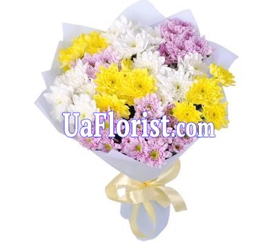 Bouquet of flowers from 9 chrysanthemums