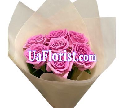 7 розовых роз 7 розовых роз