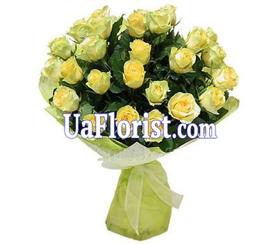 Букет из 31 желтой розы