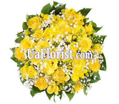 35 желтых роз