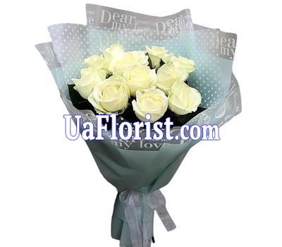 11 white roses with perfection 11 white roses with perfection