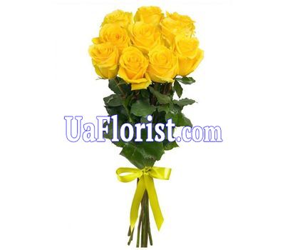 9 yellow roses