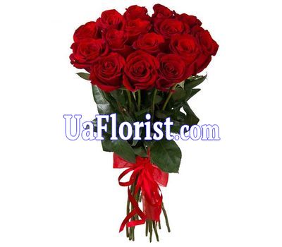 Bouquet of 15 red roses