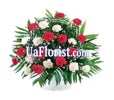 Basket of flowers from 29 cloves