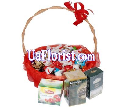 Candies and tea Candies and tea