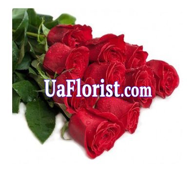 A bouquet of 11 red roses A bouquet of 11 red roses