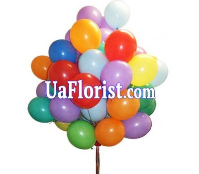 50 разноцветных воздушных шариков 50 разноцветных воздушных шариков