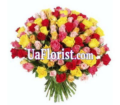 A large bunch of roses of 101 roses A large bunch of roses of 101 roses