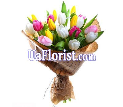 Bouquet of 21 tulips Bouquet of 21 tulips