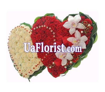 VIP composition of 146 roses and 3 orchids (or lilies) VIP composition of 146 roses and 3 orchids (or lilies)